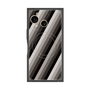 プレミアムスクエアケース with SnapMag［ Middle Stripe - Black ］