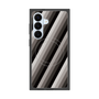 プレミアムスクエアケース with SnapMag［ Middle Stripe - Black ］