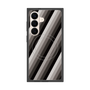 プレミアムスクエアケース with SnapMag［ Middle Stripe - Black ］