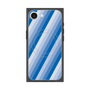 プレミアムスクエアケース with SnapMag［ Middle Stripe - Blue ］