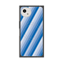 プレミアムスクエアケース with SnapMag［ Middle Stripe - Blue ］