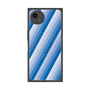 プレミアムスクエアケース with SnapMag［ Middle Stripe - Blue ］