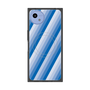 プレミアムスクエアケース with SnapMag［ Middle Stripe - Blue ］