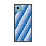プレミアムスクエアケース with SnapMag［ Middle Stripe - Blue ］