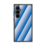 プレミアムスクエアケース with SnapMag［ Middle Stripe - Blue ］