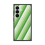プレミアムスクエアケース with SnapMag［ Middle Stripe - Green ］