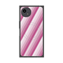 プレミアムスクエアケース with SnapMag［ Middle Stripe - Pink ］