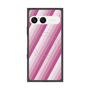 プレミアムスクエアケース with SnapMag［ Middle Stripe - Pink ］