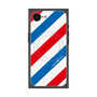 プレミアムスクエアケース with SnapMag［ Big Stripe - Red × Blue ］