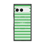 プレミアムスクエアケース with SnapMag［ Small Border - Green ］