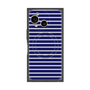 プレミアムスクエアケース with SnapMag［ Middle Border - Blue ］