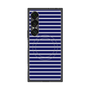 プレミアムスクエアケース with SnapMag［ Middle Border - Blue ］
