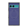 プレミアムスクエアケース with SnapMag［ Middle Border - Blue ］
