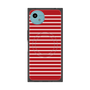 プレミアムスクエアケース with SnapMag［ Middle Border - Red ］
