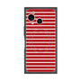 プレミアムスクエアケース with SnapMag［ Middle Border - Red ］