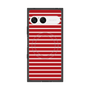 プレミアムスクエアケース with SnapMag［ Middle Border - Red ］