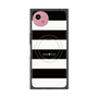 プレミアムスクエアケース with SnapMag［ Big Border - Black ］
