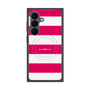 プレミアムスクエアケース with SnapMag［ Big Border - Pink ］