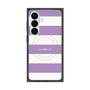 プレミアムスクエアケース with SnapMag［ Big Border - Purple ］