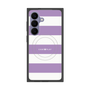 プレミアムスクエアケース with SnapMag［ Big Border - Purple ］