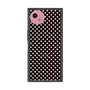 プレミアムスクエアケース with SnapMag［ Small Dot - Black ］