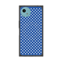 プレミアムスクエアケース with SnapMag［ Small Dot - Blue ］