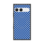 プレミアムスクエアケース with SnapMag［ Small Dot - Blue ］
