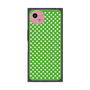 プレミアムスクエアケース with SnapMag［ Small Dot - Green ］