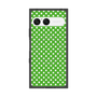 プレミアムスクエアケース with SnapMag［ Small Dot - Green ］