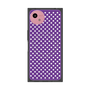 プレミアムスクエアケース with SnapMag［ Small Dot - Purple ］