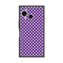 プレミアムスクエアケース with SnapMag［ Small Dot - Purple ］