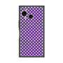 プレミアムスクエアケース with SnapMag［ Small Dot - Purple ］