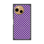 プレミアムスクエアケース with SnapMag［ Small Dot - Purple ］