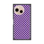 プレミアムスクエアケース with SnapMag［ Small Dot - Purple ］