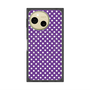 プレミアムスクエアケース with SnapMag［ Small Dot - Purple ］