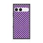 プレミアムスクエアケース with SnapMag［ Small Dot - Purple ］