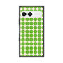 プレミアムスクエアケース with SnapMag［ Big Dot - Green ］