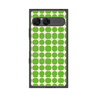プレミアムスクエアケース with SnapMag［ Big Dot - Green ］