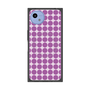 プレミアムスクエアケース with SnapMag［ Big Dot - Purple ］