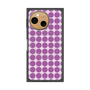 プレミアムスクエアケース with SnapMag［ Big Dot - Purple ］
