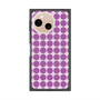 プレミアムスクエアケース with SnapMag［ Big Dot - Purple ］