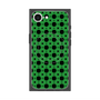 プレミアムスクエアケース with SnapMag［ Shower Dot - Green ］