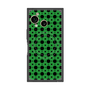 プレミアムスクエアケース with SnapMag［ Shower Dot - Green ］