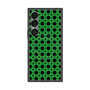 プレミアムスクエアケース with SnapMag［ Shower Dot - Green ］