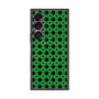 プレミアムスクエアケース with SnapMag［ Shower Dot - Green ］