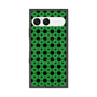 プレミアムスクエアケース with SnapMag［ Shower Dot - Green ］