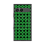 プレミアムスクエアケース with SnapMag［ Shower Dot - Green ］
