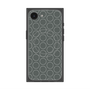 プレミアムスクエアケース with SnapMag［ Dot Circle - Gray ］
