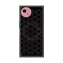 プレミアムスクエアケース with SnapMag［ Dot Circle - Black ］