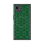 プレミアムスクエアケース with SnapMag［ Dot Circle - Green ］